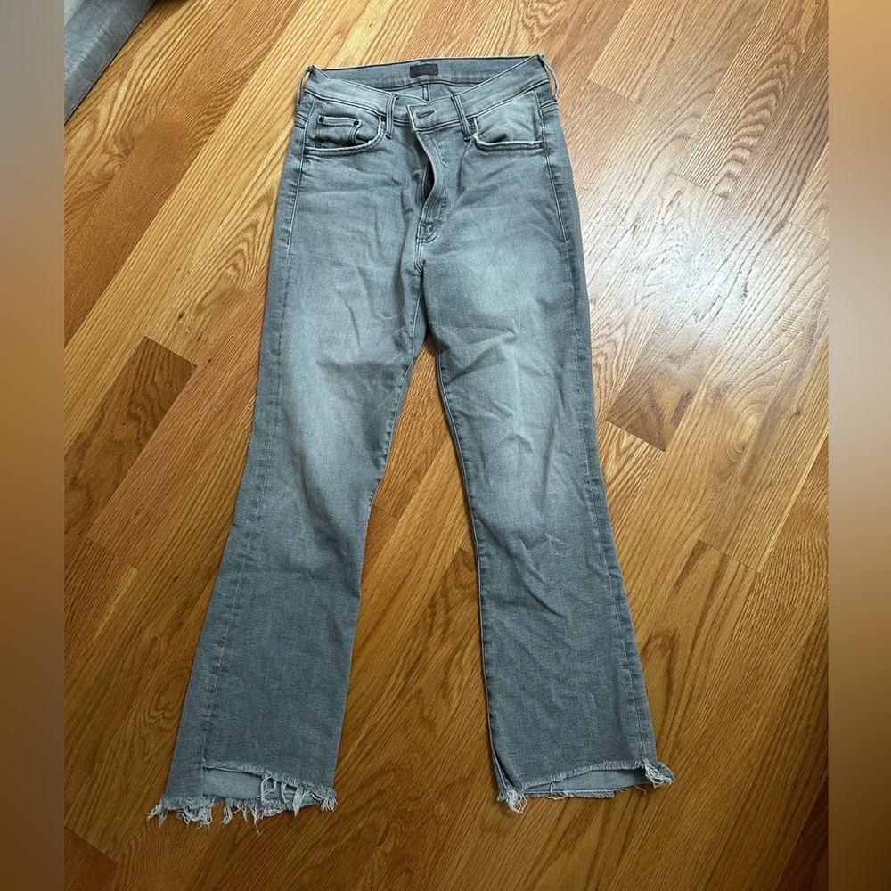 MOTHER Gray Flare Women's Jeans